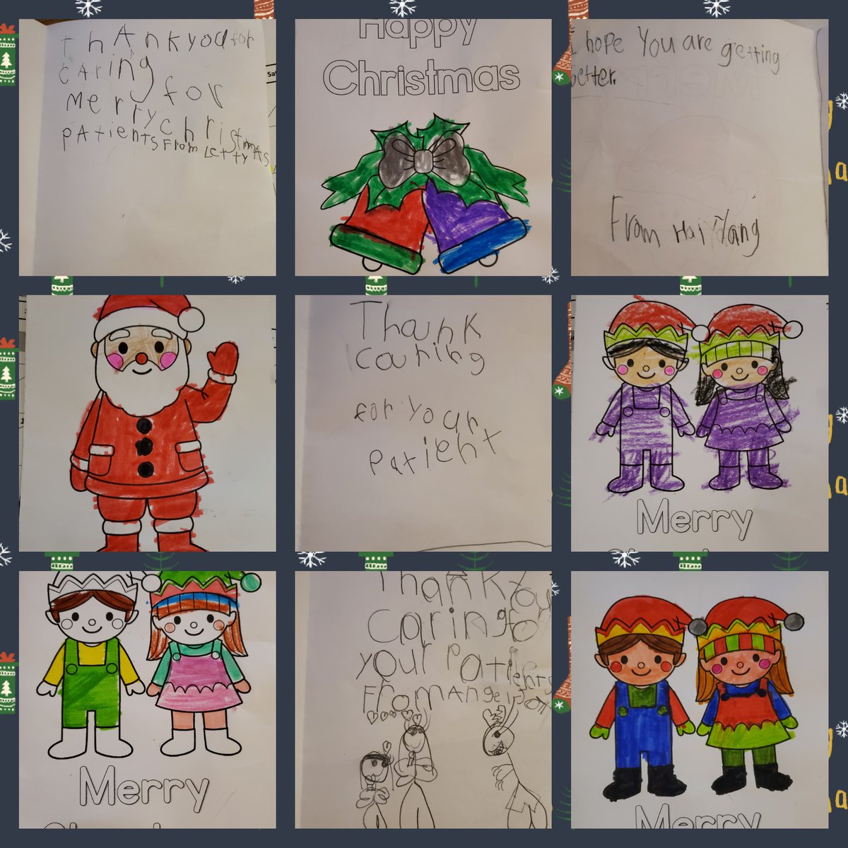 SharedHealthMB's tweet photo. Students are offering messages of gratitude and hope for our #HealthCareHeroes this holiday season. Their commitment to #StaySafeAtHomeMB is a holiday message we very much support. From all of us, to all of you, thank you for keeping our community safe. https://t.co/rPfi3l7FK1