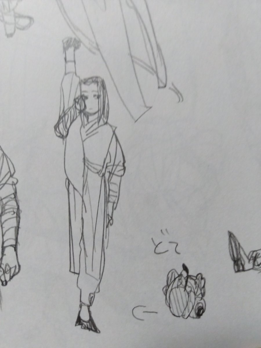 ところで、ろしゃお落書きです。 