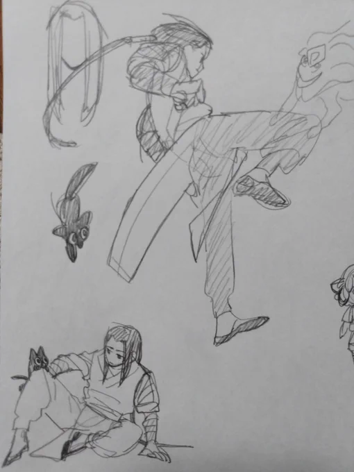 ところで、ろしゃお落書きです。 