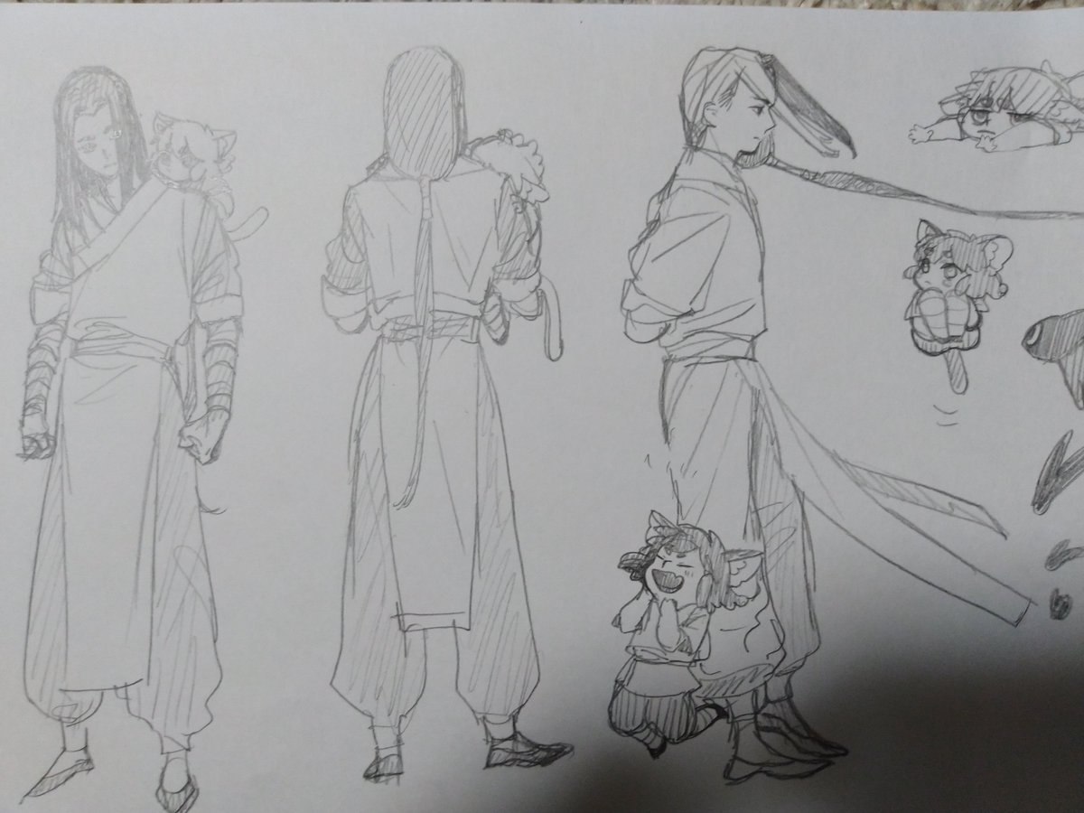 ところで、ろしゃお落書きです。 