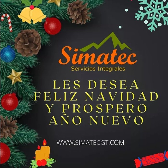 simatecgt's tweet photo. 🎅Feliz Navidad y Próspera Año Nuevo 2021. El próximo año les serviremos con la misma pasión y profesionalismo. 🎉"Que en estas fiestas la magia sea tu mejor traje, tu sonrisa 😁el mejor regalo,🎁 tus ojos el mejor destino y tu felicidad mi mejor deseo."🎄 https://t.co/3M6zSoX34v