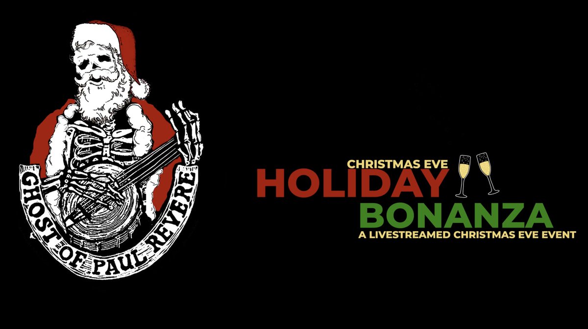 ghostpaulrevere's tweet photo. Tonight is the night! Join the Ghosts of Christmas Eve for an evening of merriment, music, laughs, and cheer. It's our first ever hour-long livestream special, and it all kicks off at 7 PM ET.

Watch on Patreon: https://t.co/2zJ9NtQt5A https://t.co/nTioCHfAMb