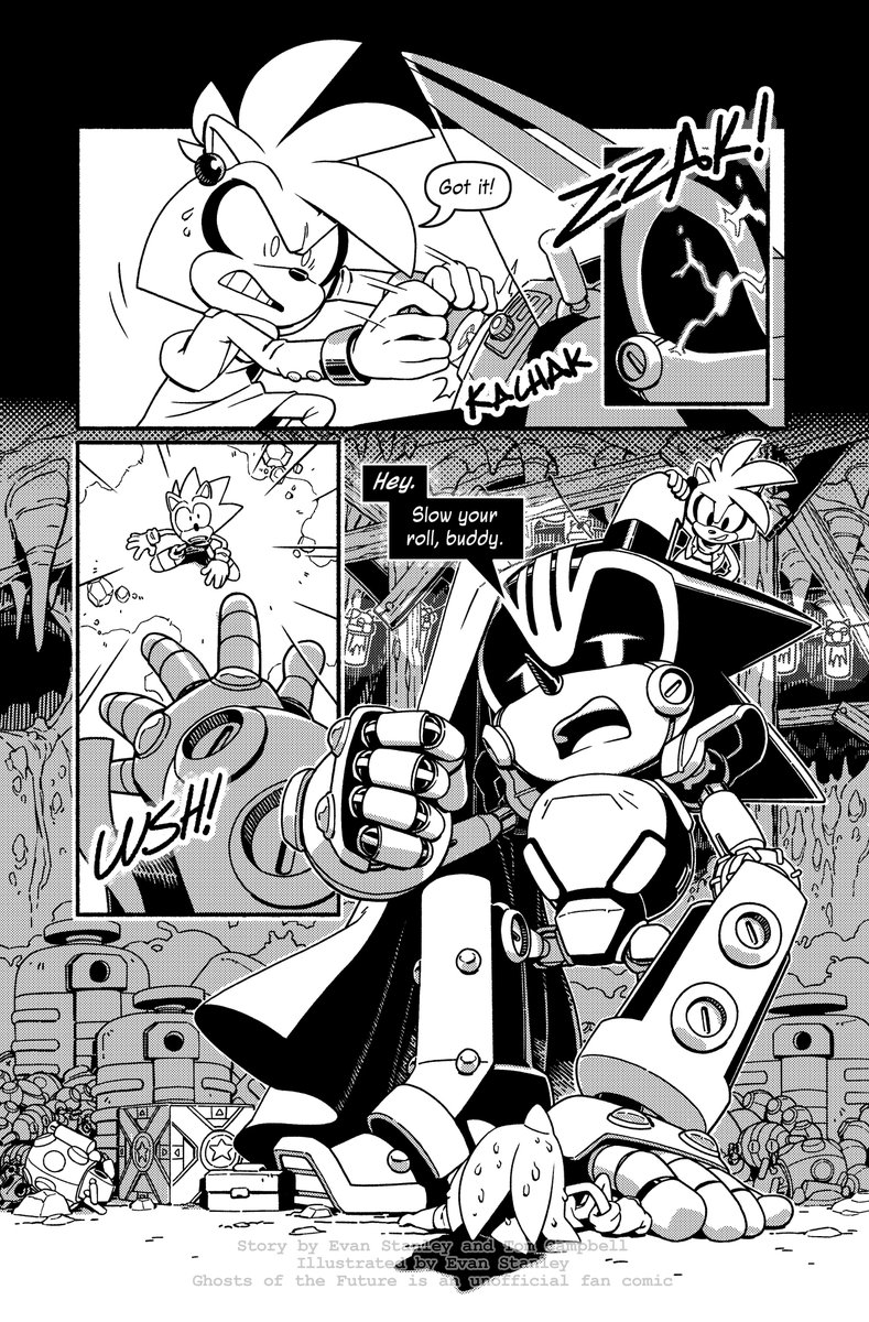 Fancomic time!
Ghosts of the Future issue 18, Pages 12 and 13.
We're back, hopefully! Going to be trying to update every other week!
Read the archives on my DeviantART: https://t.co/SlFeazzZsx
(GOTF is an unofficial fan comic)
