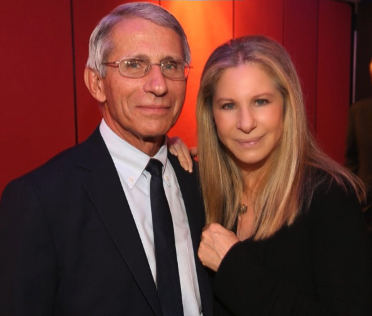 Well, with lovely help from  @kevsessums, we were able to reach Ms. Streisand, and she generously agreed to add some special surprises to our surprise Zoom, starting with a four-minute personalized message to Tony (which was wonderfully political about his current boss). /7