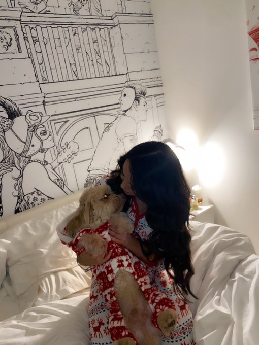 me and my doggo got matching pyjamas as a present 🥺 https://t.co/cG9RRC0jSq
