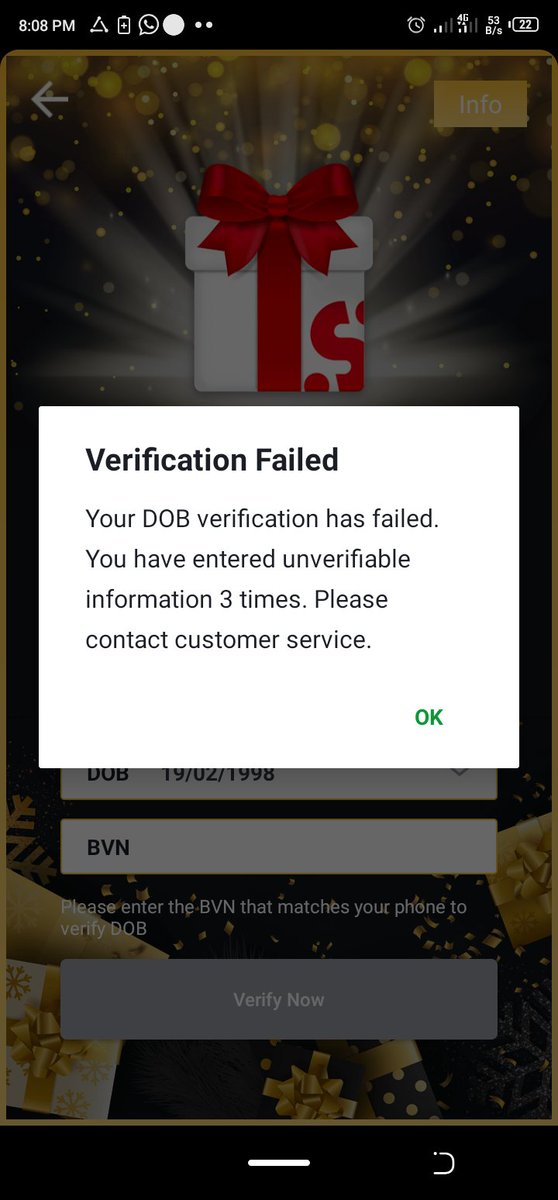 ExamLand's tweet photo. @sportybetng I can't withdraw my money ... Your app is telling me to verified my DOB with my BVN which I did.. but still I can't withdraw... Please help me out I need my money tonight please https://t.co/Kl6AfZ585N