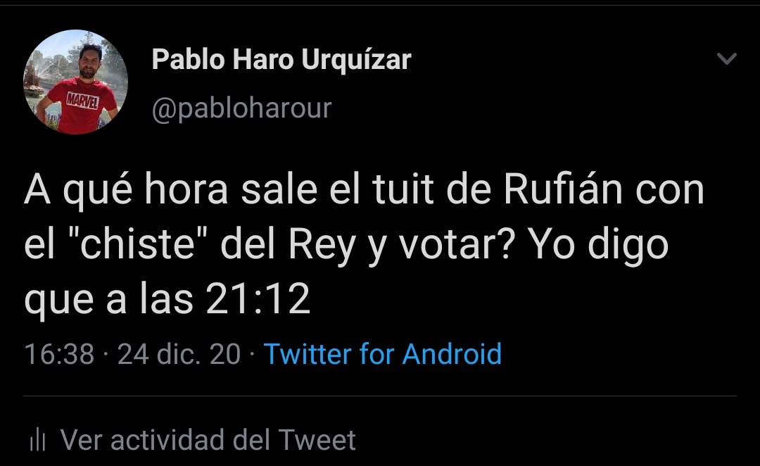 pabloharour's tweet photo. Había que intentarlo #DiscursoDelRey https://t.co/w54SnyK4RM
