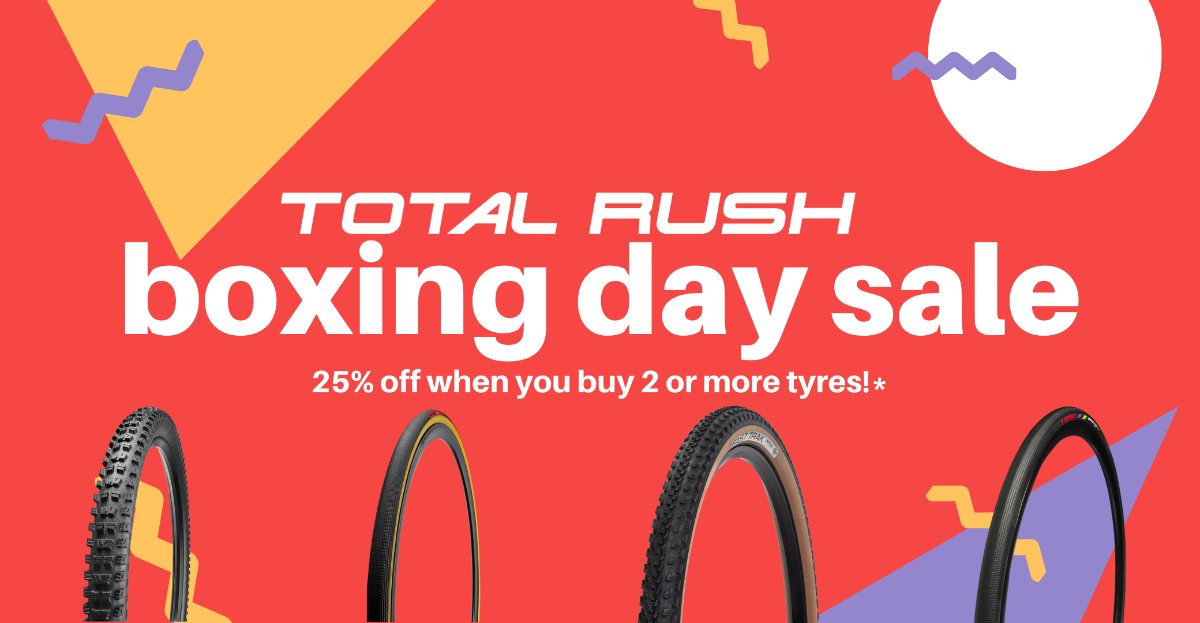 😻Boxing Day Bulk Buys on Tyres! Buy 2 or more of your favourite tyre and get 25% off! 💥 - mailchi.mp/totalrush/tota…

Shop now at totalrush.cc/sale/boxing-da…