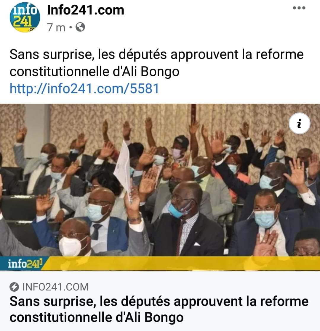 Pour les parlementaires de la majorité, le #Gabon et les gabonais ne comptent pas. Ce qui importe c’est leur gain.
@ChogPyssame 
<a href="/GY_MAO_/">TeamPM_ChoguelKMaiga</a> 
@GOMEZUlri 
<a href="/_CGRi/">CGR_international</a> 
<a href="/ELagoke/">Elise Lagoke</a> 
<a href="/MoneySeffa/">Seffa Money</a> 
<a href="/des_sand/">DES Sand</a> 
<a href="/Cosa76/">John LIBRE 🇬🇦🇨🇵💥🎯🎤</a> 
<a href="/BivigouKassa/">kassa bivigou</a> 
<a href="/lawrence_reine/">Winnie du Gabon</a> 
<a href="/HKNX/">Harry BVG-NZG</a> 
<a href="/FDesaromes/">Fee Desaromes</a> 
<a href="/gnambawamy/">HIKULU Hipika</a>
