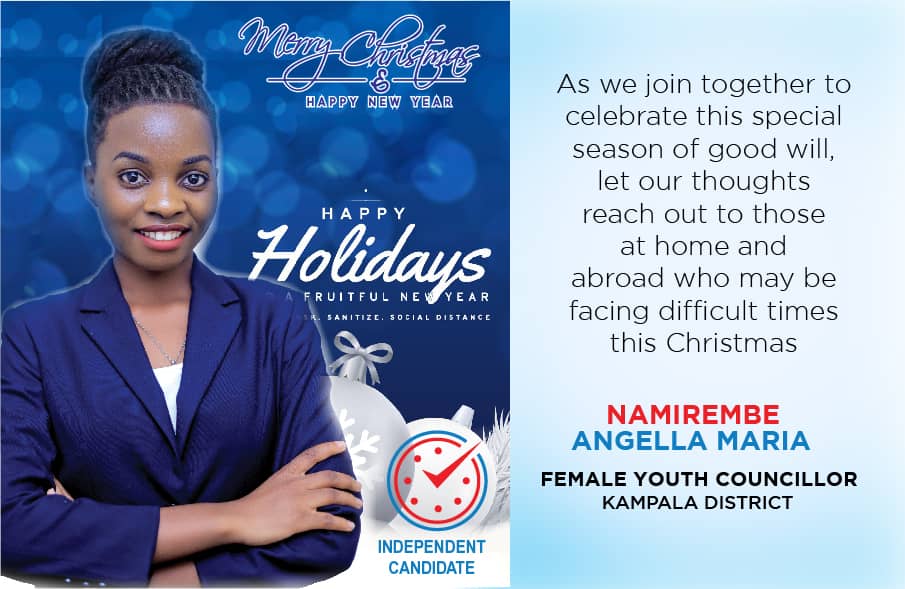 nowipofficial's tweet photo. #NOWIP member @NamirembeAngel6 wishes you a festive season.Applying use #socialmedia is key for a cheap political campaign
#EWIPproject with @DGFUganda17
@UMWAandMamaFM
@BerylBabirye https://t.co/I8mlR93pin