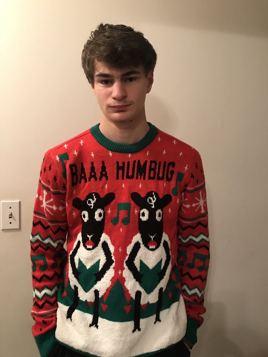 ScottG55555's tweet photo. Ugly sweater day @DanburyBOG https://t.co/cHufalo4H2