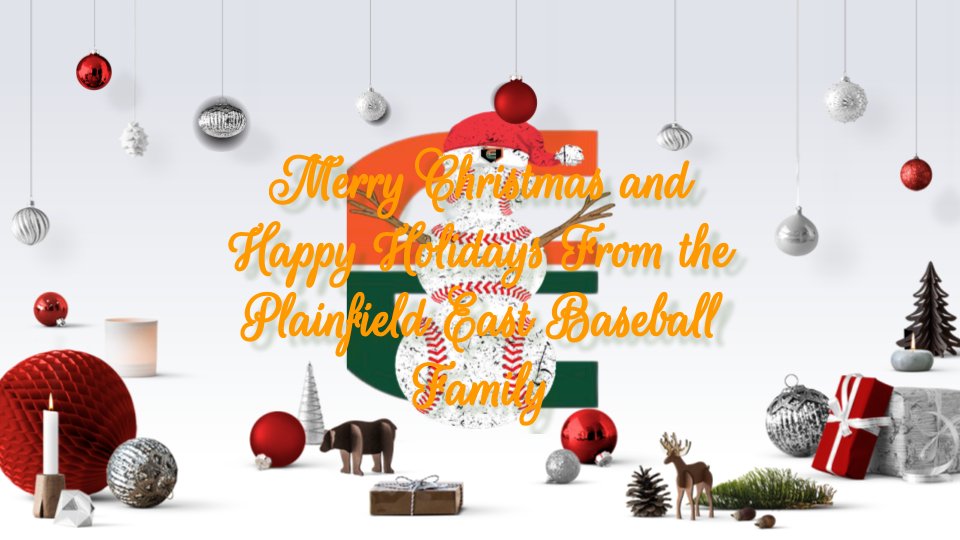 pehsbaseball's tweet photo. Merry  Christmas  and Happy Holidays from the Plainfield East Baseball Program! #BengalPride https://t.co/SPdDq0a6CK