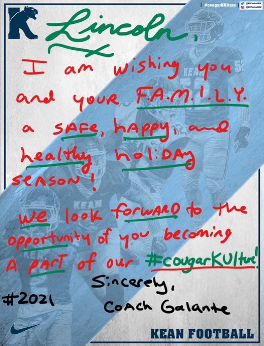 LStewart56's tweet photo. Thank you @Coach_Galante for the holiday wishes! @CoAcHKeLZZz3 @damehova9 https://t.co/9pvpnYiP6P