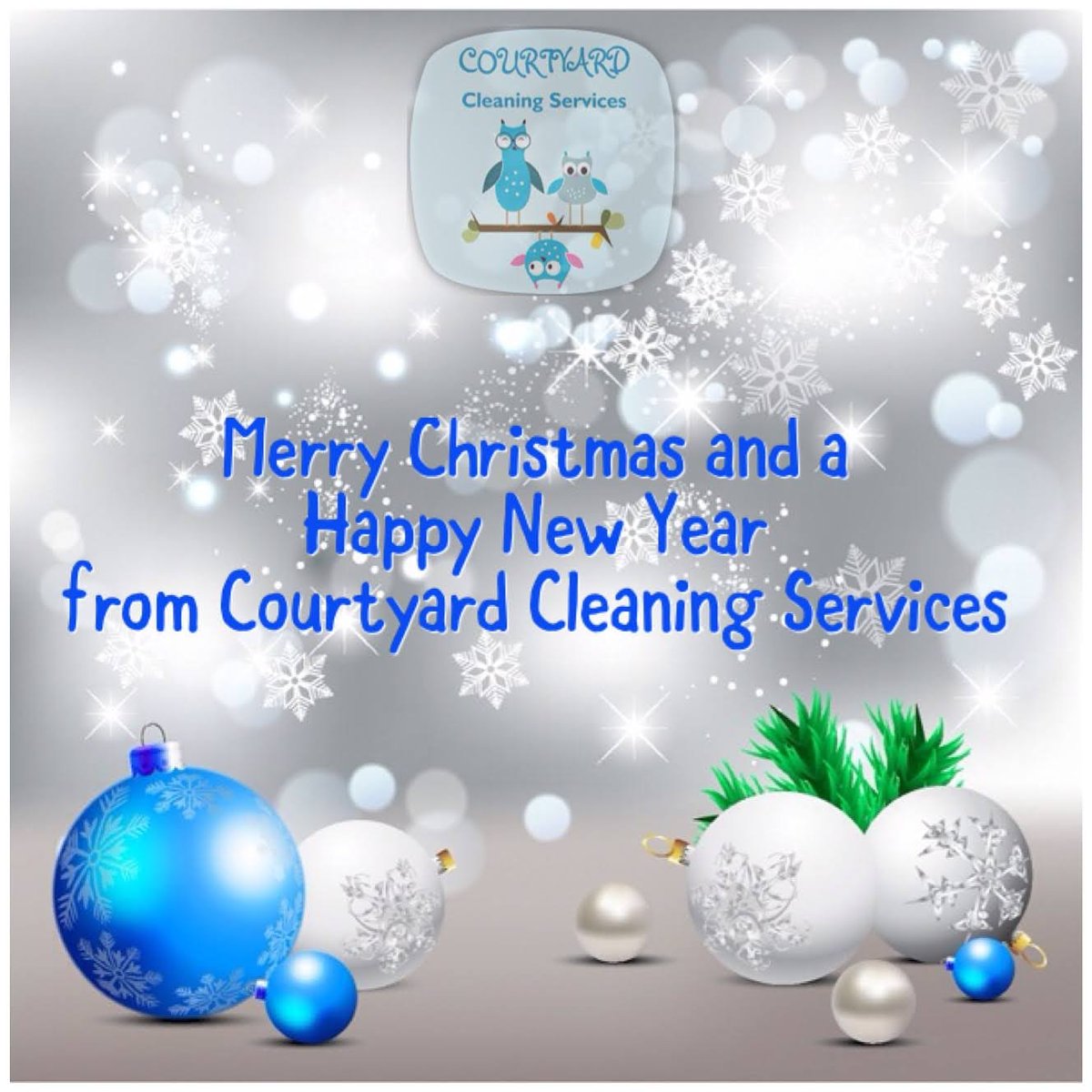 CourtyardClean1's tweet photo. Wishing you all a Merry Christmas and a happy, healthy and safe New Year. 

We would also like to take this opportunity to thank everyone who has used our services this year and we look forward to working with you in 2021 🎅🎄
#cleaningservice #cleaning #Christmas https://t.co/9SwR3z0LQY