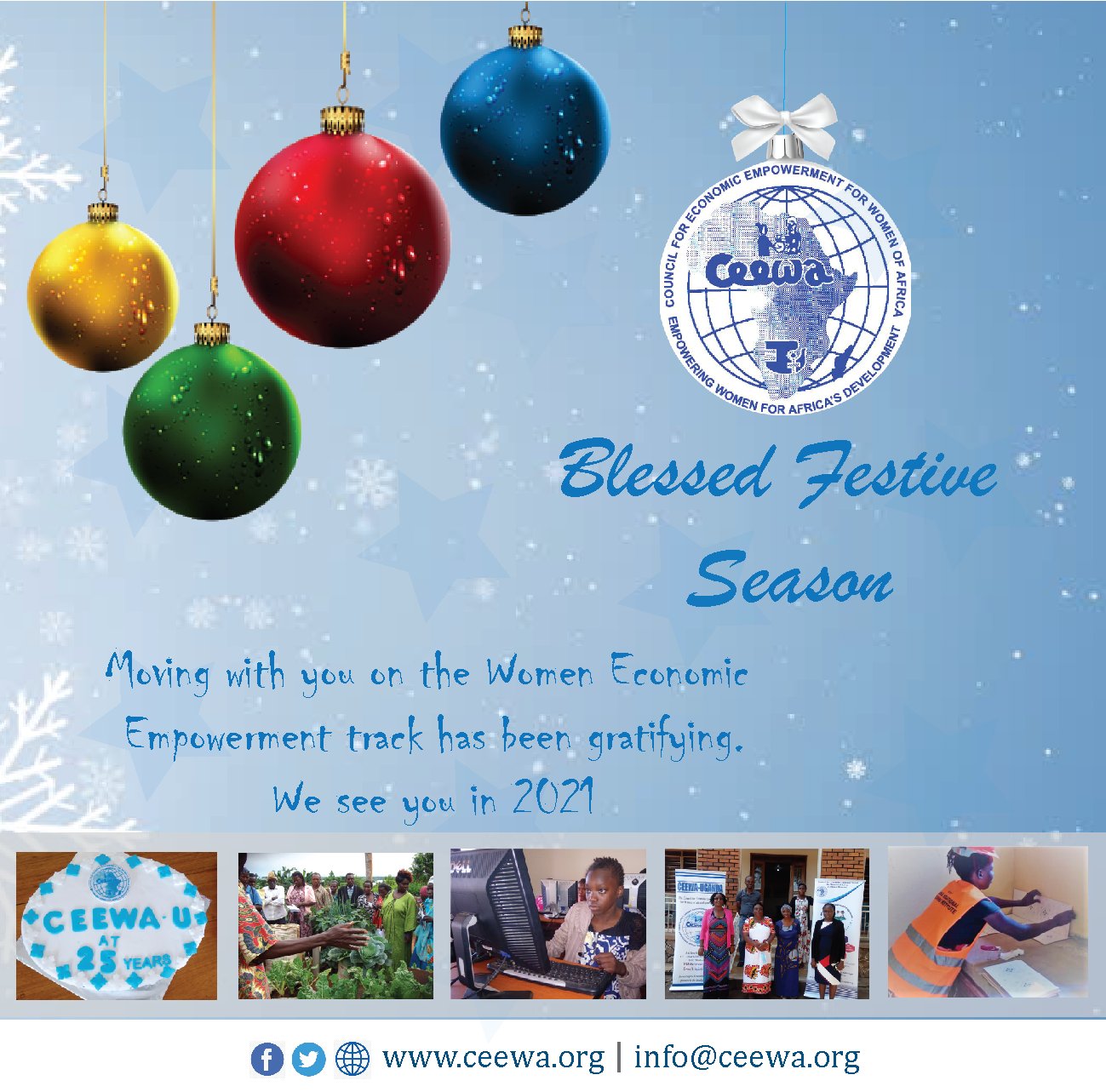 CEEWA-UGANDA on Twitter: "Season's Greetings to all Women Empowerment  stakeholders. #CEEWAat25 #Womenempowerment https://t.co/cy4l9QCbhh" /  Twitter