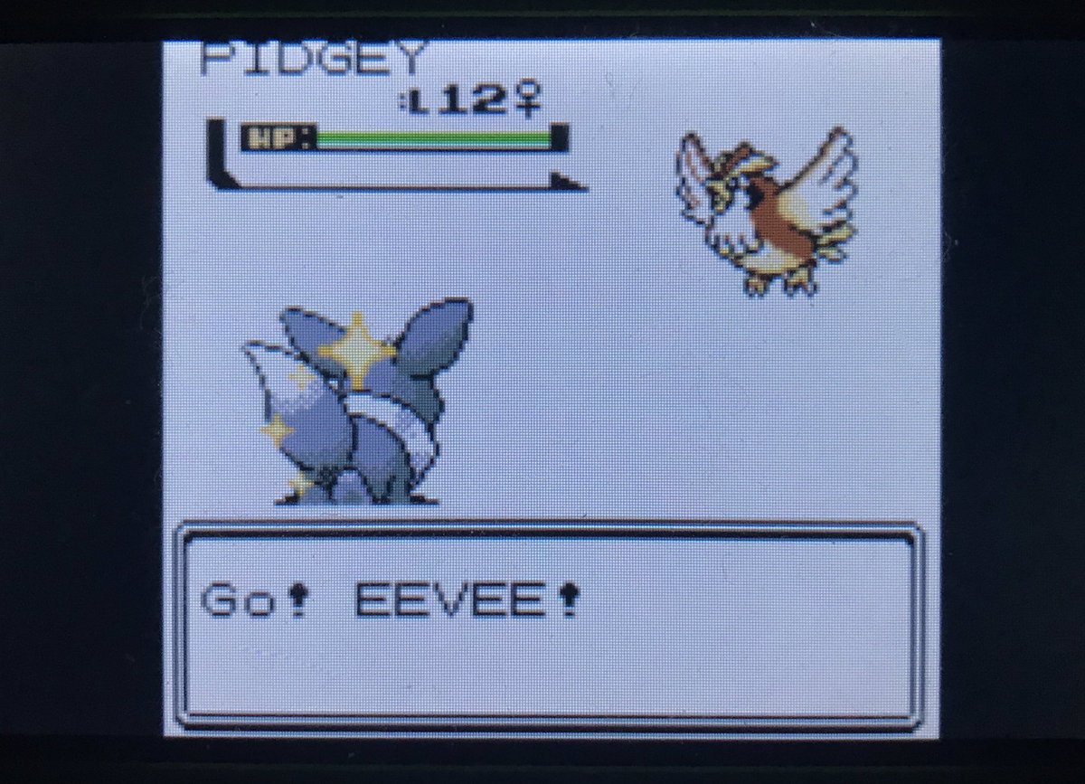 Gen 2 Shiny Eevee (Gold Virtual Console)