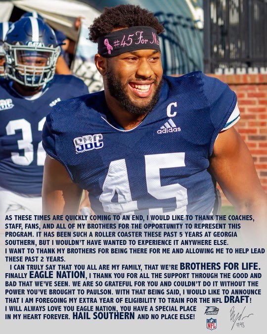 With Love Eagle Nation ✊🏾🖤 #45out #Byrdhasleftthenest