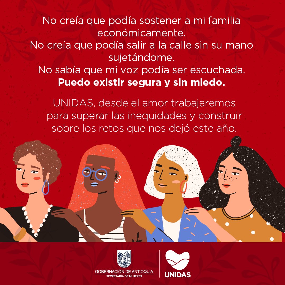 MujeresAnt's tweet photo. En estas fechas sintamos que está bien una buena compañía o reconocernos en soledad y calma, habitarnos nuevamente sin apegos ni miedos, sentirnos provistas para vivir la vida y amadas por nosotras mismas. https://t.co/iTN08FVTXU