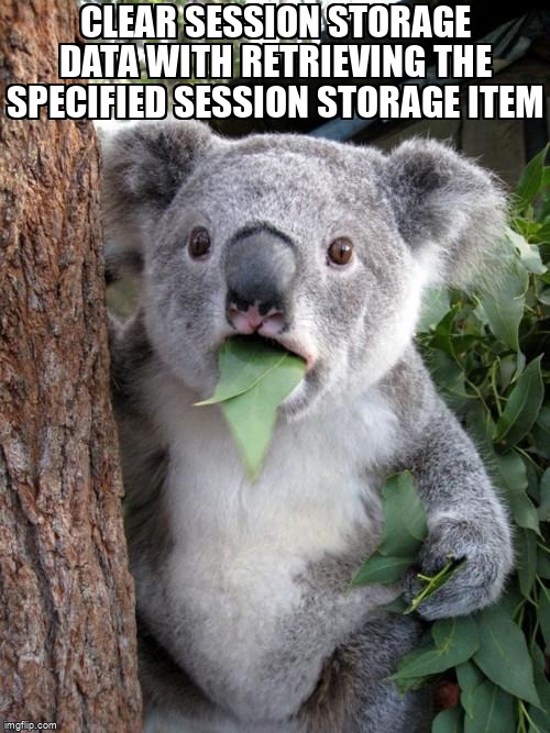 overflow_meme's tweet image. Clear session storage data with retrieving the specified session storage item stackoverflow.com/questions/6544… #localstorage #sessionstorage #javascript