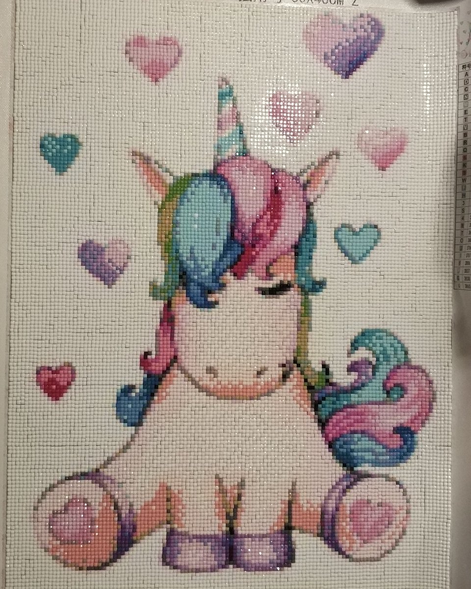 SraBlancos's tweet photo. Último #Puzzle del Año 2020

#Unicornio #DiamondPainting5D #unicornios🦄

#Pixelart #Hobby #Crafting #DiamondPaintingDiy #Art #Ilustración #PaintWithDiamond #Crystal #DiamondArt #DiamondPaintingAddict #DiamondPainting https://t.co/uyu36qbd1Y