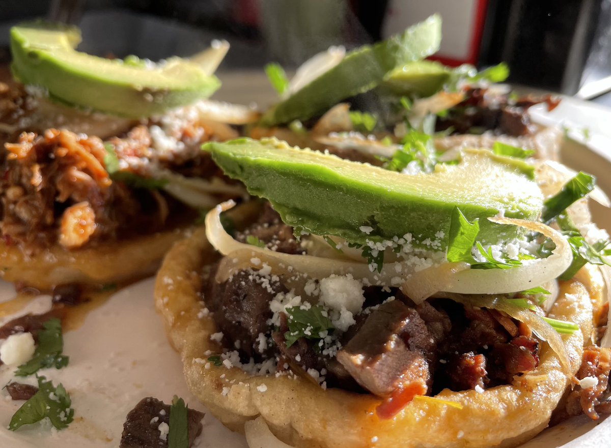 Baby it’s cold outside.... we’ve got hot gorditas til five. 🎶 #gorditas #asada #lengua #adobada