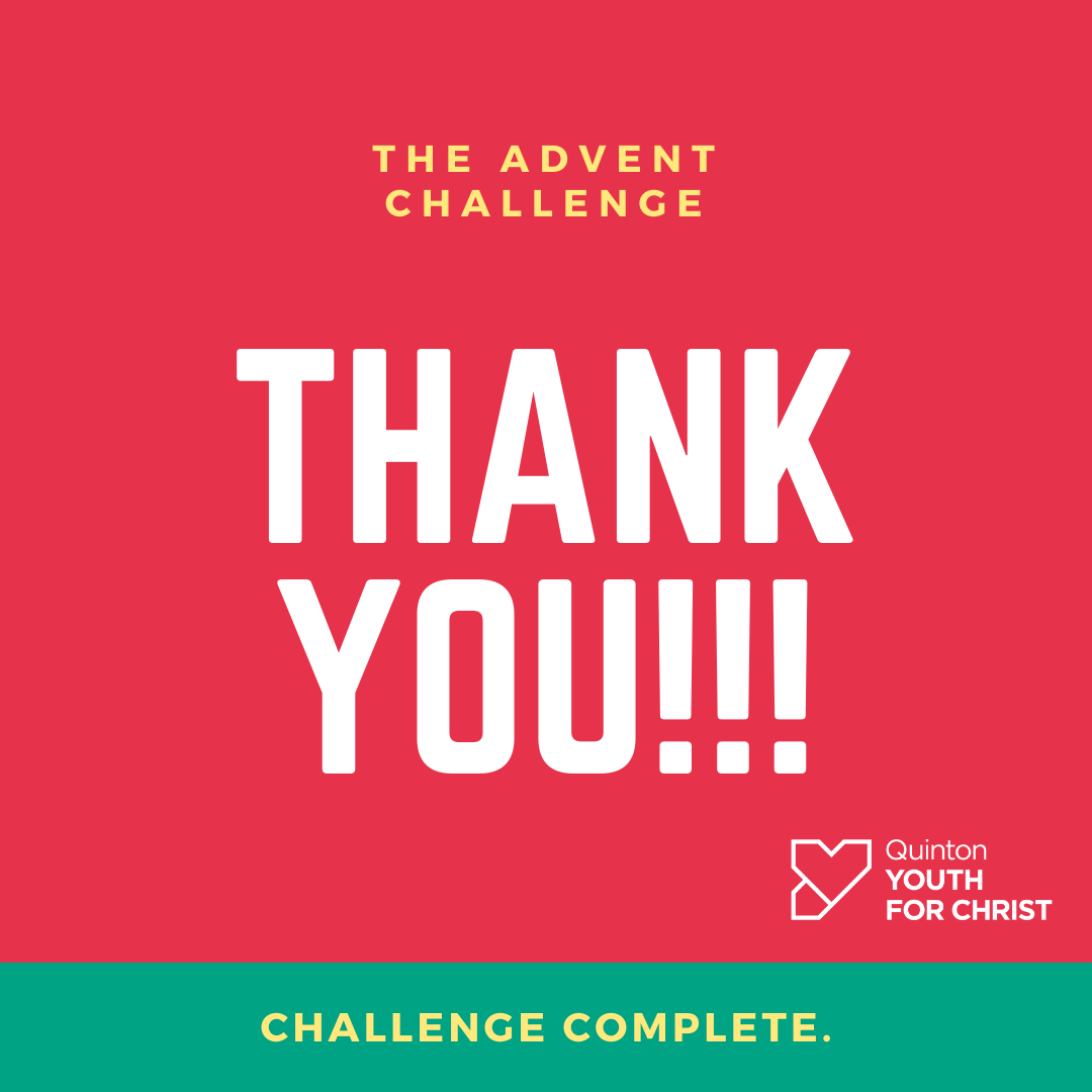 QuintonYFC's tweet photo. On behalf of myself and the young people that Quinton Youth for Christ engages with, thank you!

Just to say we have raised over £3500 for our work!

Thank you again, and we hope you have a great Christmas. https://t.co/gASIPyiaZb