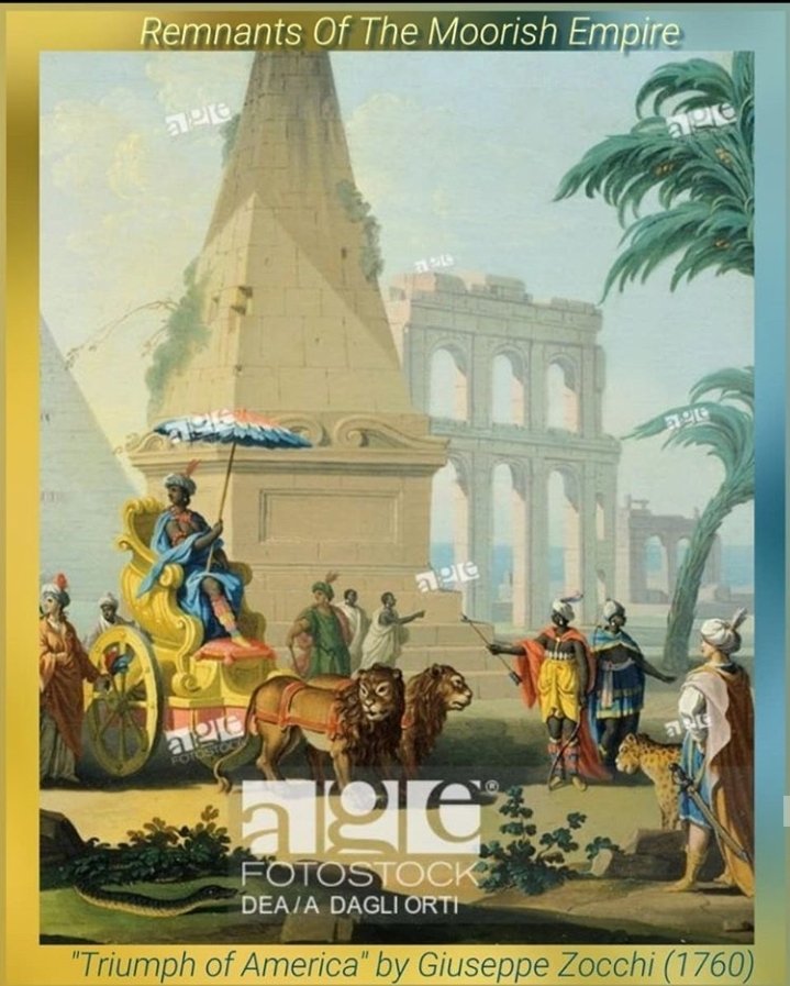 To clarify the moorish flag over here in the empire is older than the one they use in the kingdom