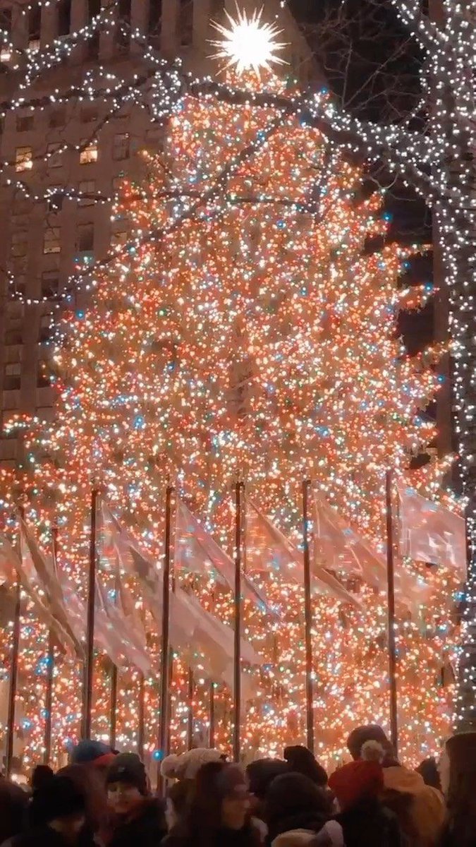 Diciembre 21.𑁍❥

    —Habia ido al evento del pinito con su esposa <a href="/kihyxn_B/">ki {8M}</a> y consiguió tomar una foto de este cuando ya estaba encendido. Después de verlo iluminarse se quedan un rato más para escuchar los villancicos.—