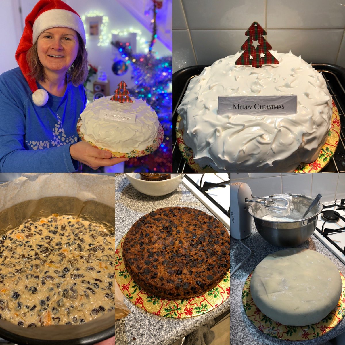 ClareSinclair1's tweet photo. Made my first Christmas cake #ChristmasEve #baking #patience #brandy 🥴 #havenottriedityet 😳 https://t.co/rayz6jcGq2