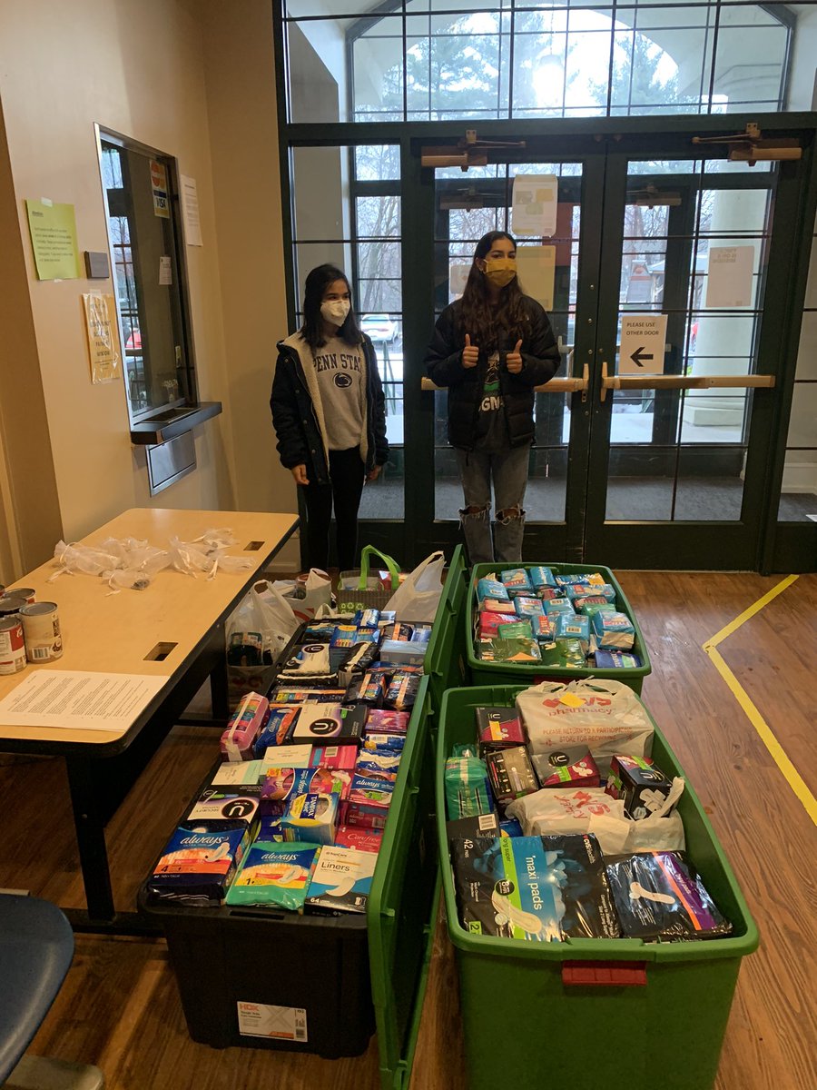 cvpadproject's tweet photo. 260 packages of sanitary products donated to the Greater Harrisburg YWCA! thank you to everyone who donated! @cumberlink @FlyCVEagles @CVSDnews @martrobin @LeitzellCVHS @PadProject_PSU https://t.co/oNWoE3mW5b