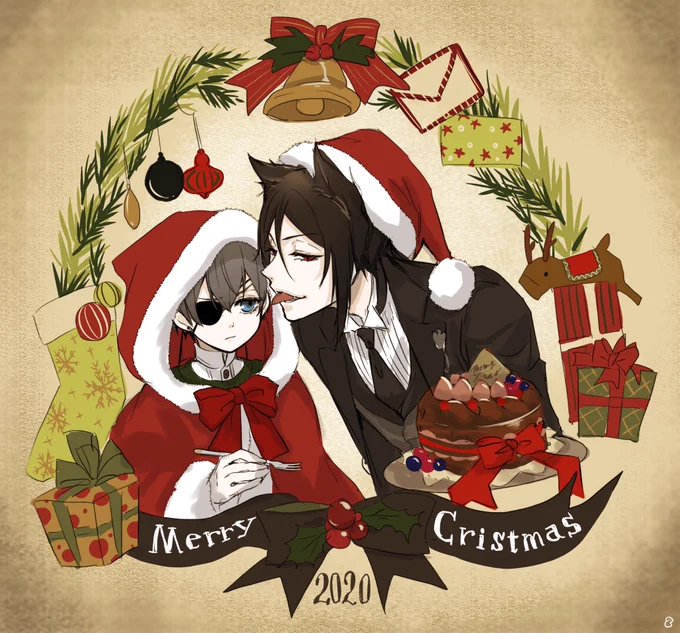 赤ずきん坊ちゃと狼セバスでメリークリスマス?✨
ケーキが食べたい坊ちゃんと坊ちゃんが食べたいセバス? 