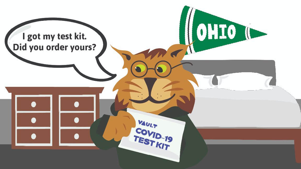 BobcatsDiscover's tweet photo. Bobcats, help get the word out: 
Students who will have an on-campus presence at OHIO spring semester need to check their @ohiou email &amp; order their required COVID testing kits now!”

Questions? Contact covidoperations@ohio.edu https://t.co/shRbraMKty