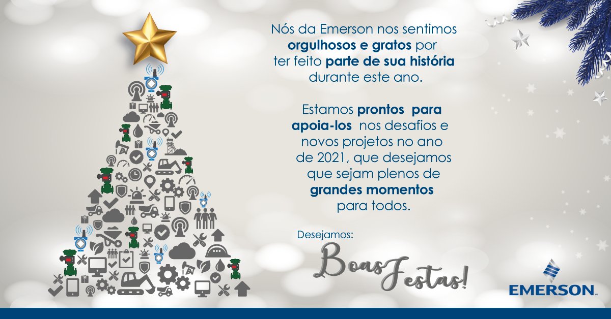 EMR_Auto_Brasil's tweet photo. Na Emerson, somos gratos por nos permitir fazer parte de seus sucessos 🌟
#BoasFestas ! https://t.co/wxsjanqgvv