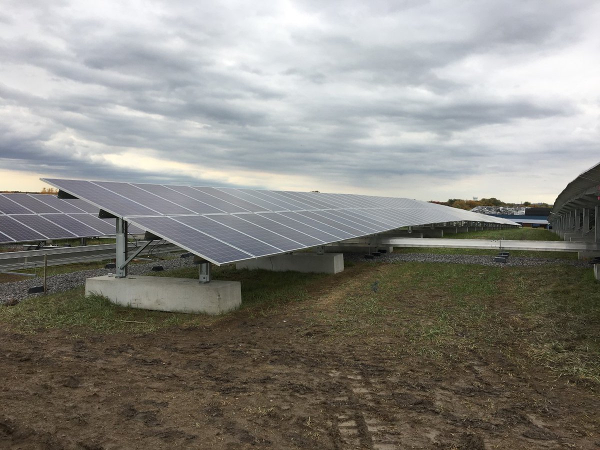 What’s the perfect use for a capped landfill you ask? A solar power plant of course! We covered his landfill in Tonawanda, NY in solar panels and now it produces green electricity for the area! #SolarLiberty #GoSolar #IndustrialSolar