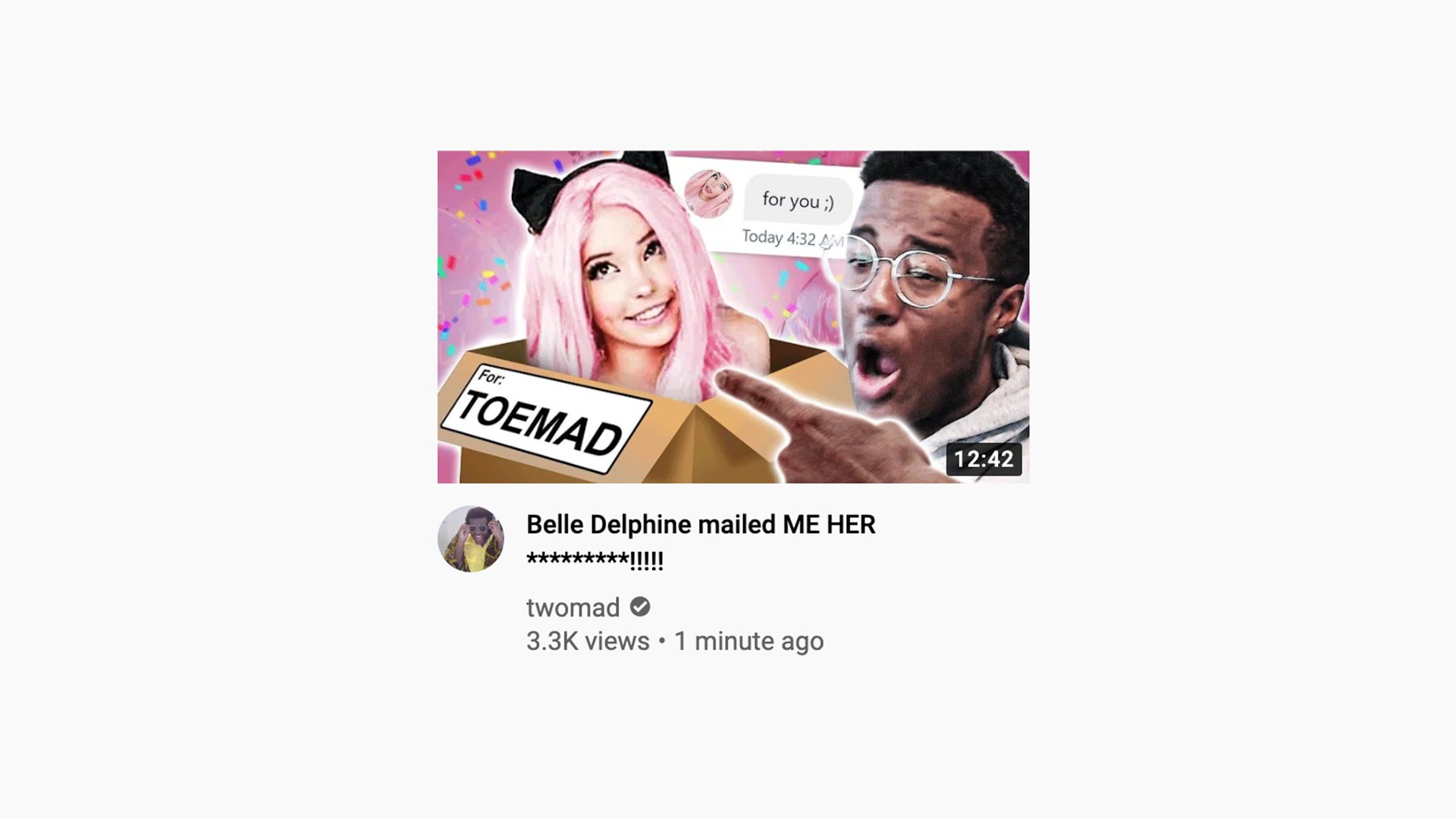 Why are Belle Delphine and Twomad trending?