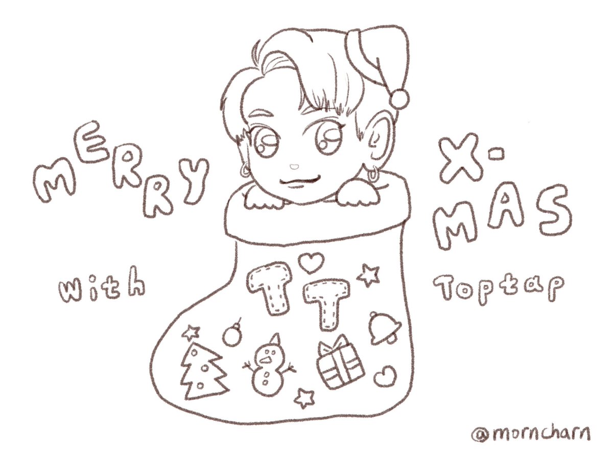 morncharn's tweet photo. Toptap Merry Christmas Coloring Paper 🖍
컬러링페이퍼를 그려 봤어요.
인쇄하거나 태블릿피씨로 색칠하세요!
とぷたぷカラーリングペーパー 🖍
プリントしたり、iPadなどで自分だけの色を塗ってみてください💝
Merry Christmas, Toptap😘
@Toptap_jirakit #Toptap_jirakit #toptap #myonlytype https://t.co/sXjukzWuJh