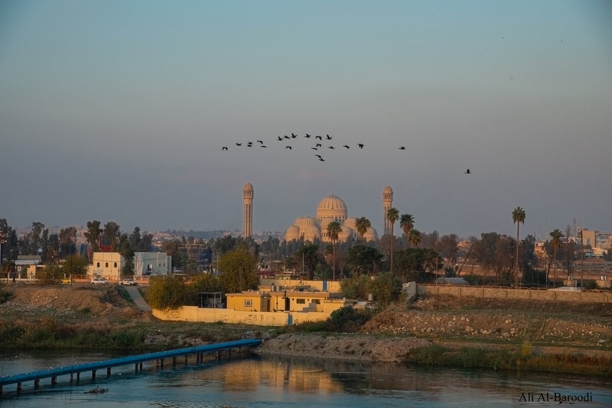 AliBaroodi's tweet photo. Sunset photo of today 
#mosul 
#mosul2020 
#mosulgrphy https://t.co/XLrLtwTetZ