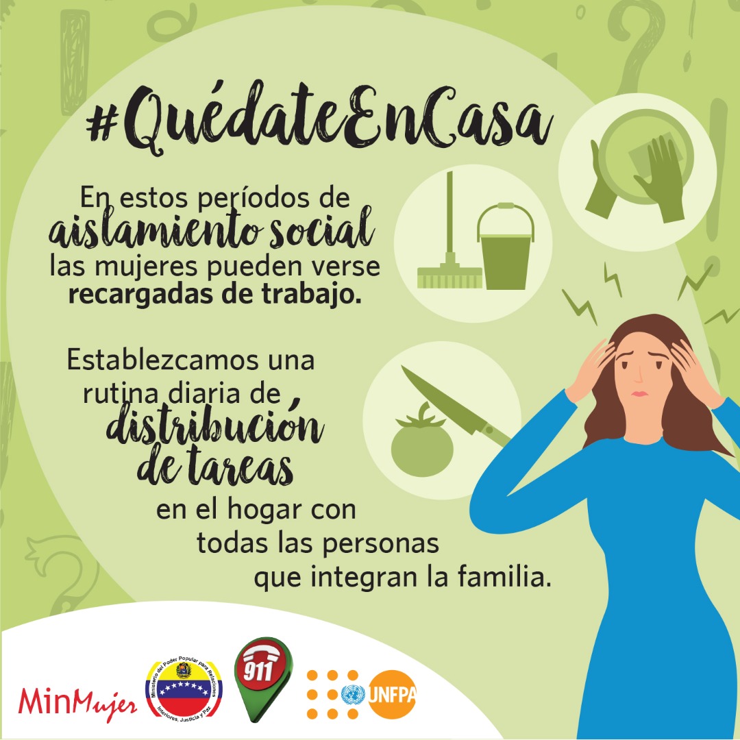 🗣️¡𝐄𝐒 𝐂𝐎𝐍𝐓𝐈𝐆𝐎! ✍️🇻🇪
Mientras estamos en aislamiento social 👇
Vamos a distribuir las tareas del hogar 🏡  para integrar a la familia y no recargar a una sola persona.
¡Juntos podemos más!
#NavidadDeAlegríaYpaz