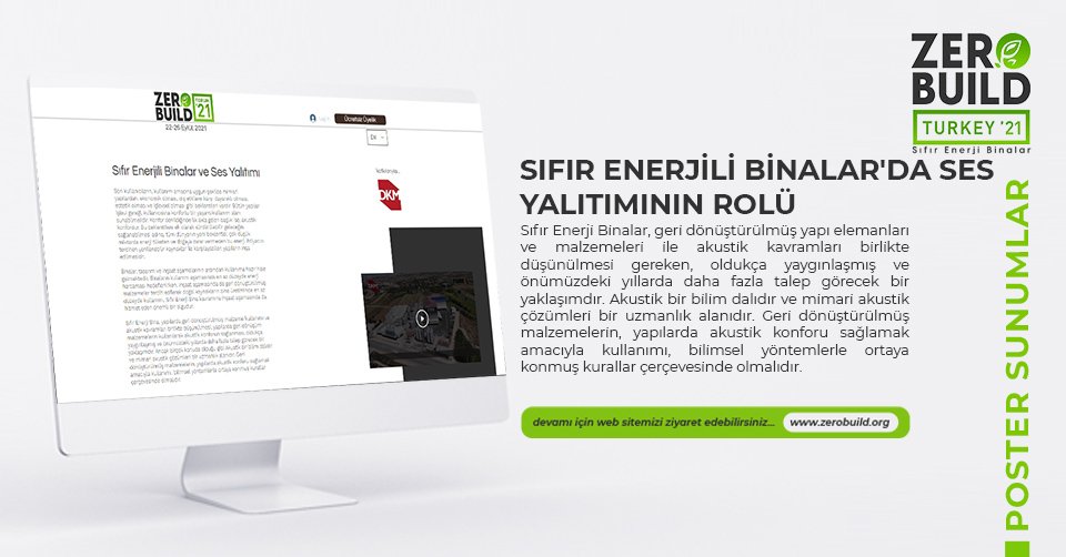 zerobuildist's tweet photo. Sıfır Enerjili Binalar'da Ses Yalıtımının Rolü ZeroBuild Turkey'de.
Poster sunumlarımızın tamamını incelemek ve markanız adına neler yapabileceğimizi görmek için https://t.co/7KFnkDTLv9 adresini ziyaret edebilirsiniz. 
#zerobuildforum #zeroenergy #zeroenergybuildings https://t.co/y1FqxlZxbc