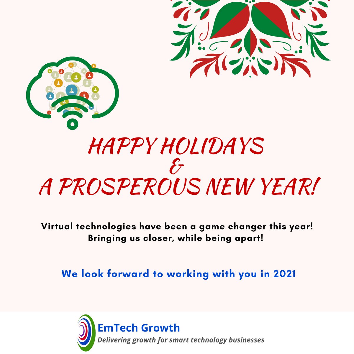 EmTechGrowth's tweet photo. Thank you to all our fabulous clients for your #support this year!!! We stay committed to boosting your #growth! https://t.co/N0hSvdM6HF