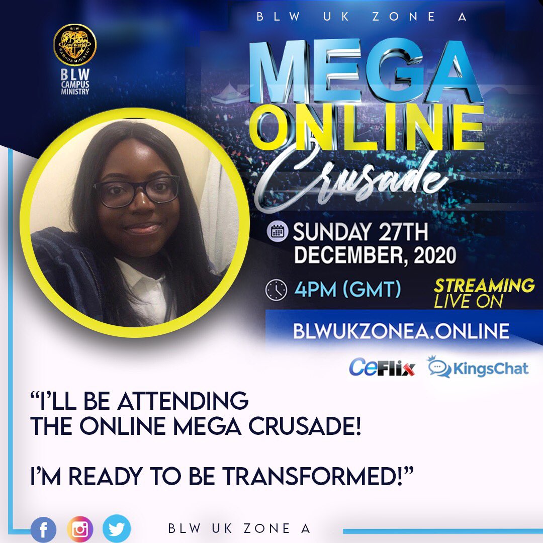 blwdmu's tweet photo. Join us in attending @BLWUKZONEA_’s MEGA online Crusade this Sunday ‼️‼️🥳🥳🥳 Trust us, you do NOT want to miss it https://t.co/697vTPGM3T