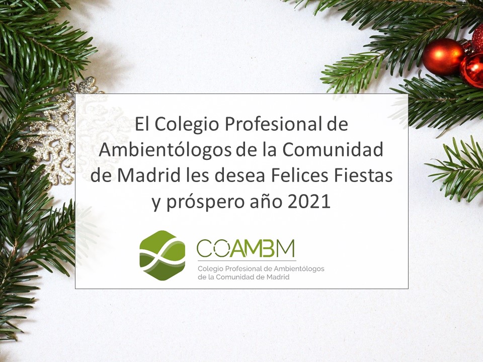 COAMBM's tweet photo. Desde el #COAMBM os deseamos unas felices fiestas y un maravilloso año nuevo 💚 https://t.co/s0guP8h2s9