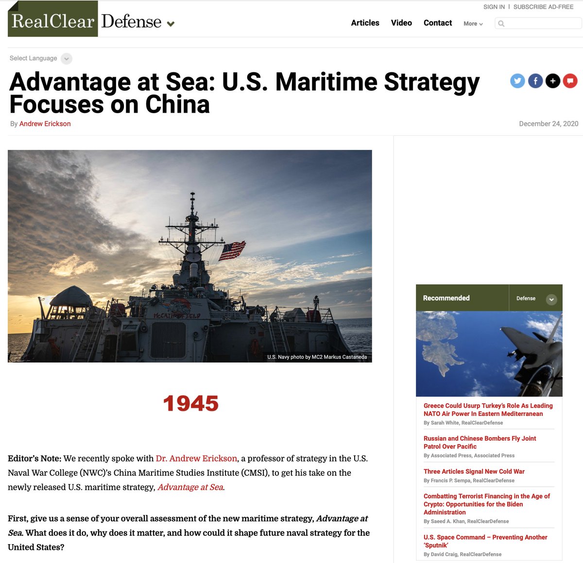 Andrew Erickson 艾立信 tweet media