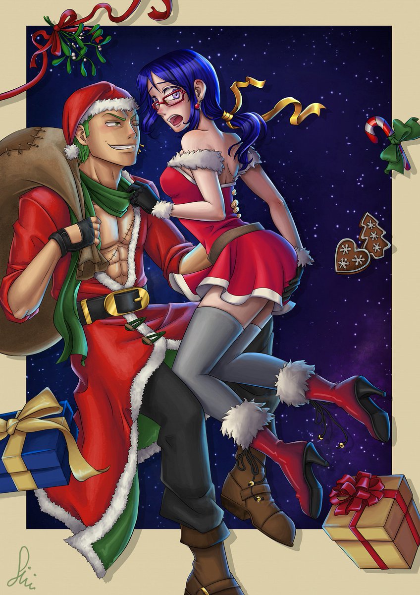 #MerryXmas guys! I wish you all nice holidays and take care of yourself! ❤️🌲✨

(artwork from 2017)