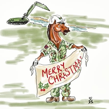 EquineSapper's tweet photo. Wishing you all a very happy and safe Christmas. This year has been challenging but we're looking forward to lots of exciting things for Sapper Equestrian in 2021!!! 🎄🐎🏆 @Proud_Sappers @ArmyEquiUK @ArmySportASCB #sapperstrong #proudsapper #sapperequestrian https://t.co/jS8lUJ0IOU