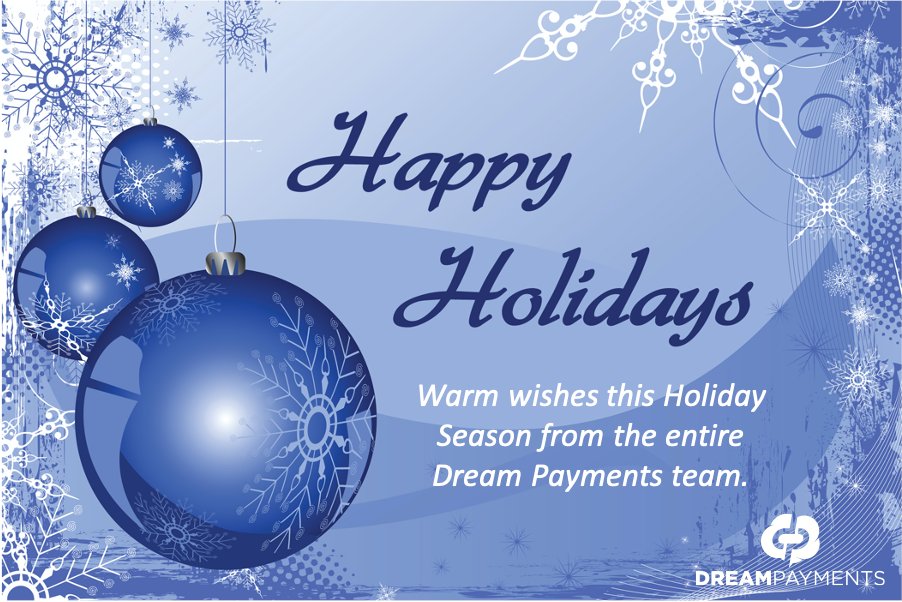 Wishing all of our friends, customers, partners, and investors a wonderful holiday and a very Happy New Year!
