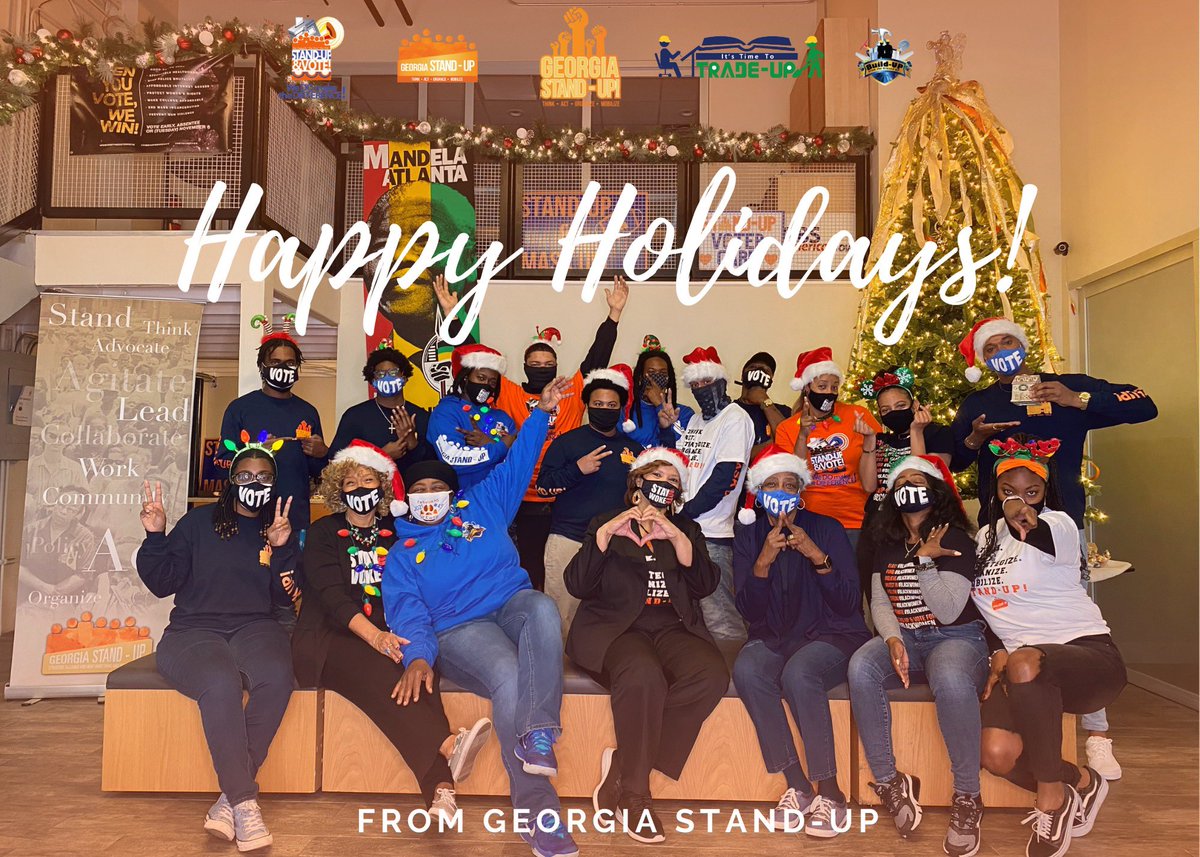 GA_STANDUP's tweet photo. We would like to wish you and yours a Happy Holiday!
#standupandvote
#PartyAtThePolls
#standupandbecounted
#RuVoteReady
#MaskUP
#Do2in2020
#countmeblack
#Blacktotheballot
#StandUpMaskUp
#YourVoiceYourVote https://t.co/73TapAeaUe