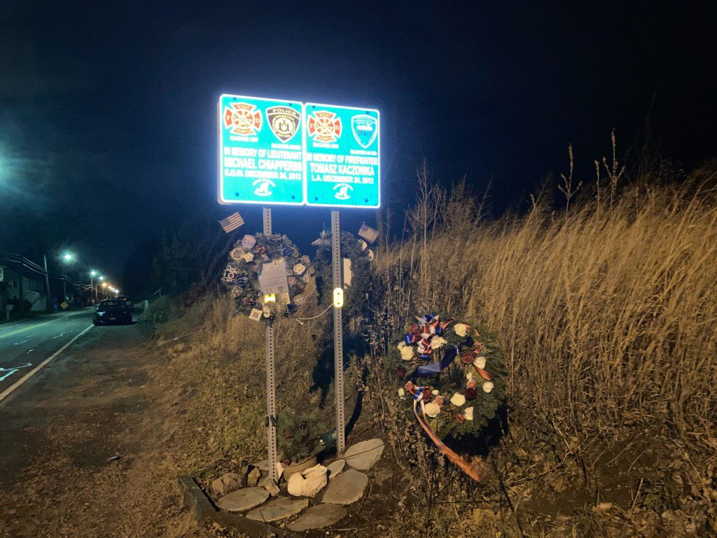 12/24 Lake Rd we lost Chip ,Tomasz &amp; those who were injured. Dedicated First Responders served this community &amp; paid the ultimate sacrifice. Today’s service 8 years later the sense of loss still remains. Now Heavens Guardians. <a href="/TownofWebsterNY/">Webster, NY</a> <a href="/MonroeCountyOEM/">Office of Emergency Management - Monroe County, NY</a> <a href="/NYSACOP/">NY Chiefs</a>