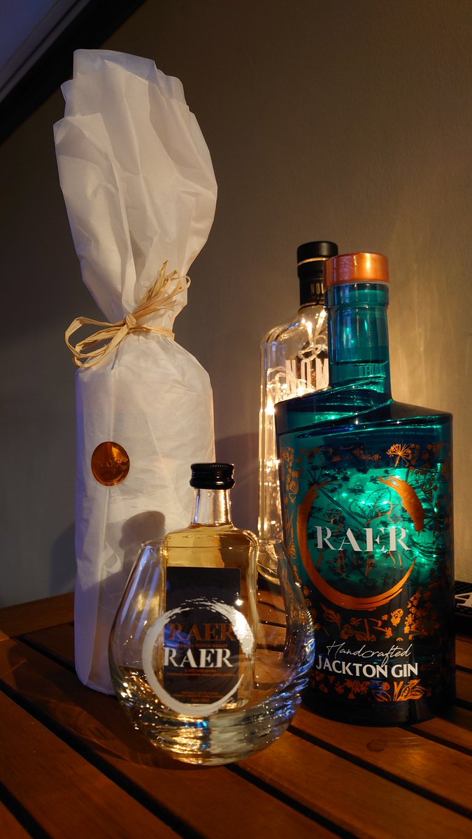 MaltedAl's tweet photo. Early Christmas presents collected today from my new local distillery @RaerWhisky. Very excited to see how this develops! #raermoments https://t.co/x2WskYQqK5