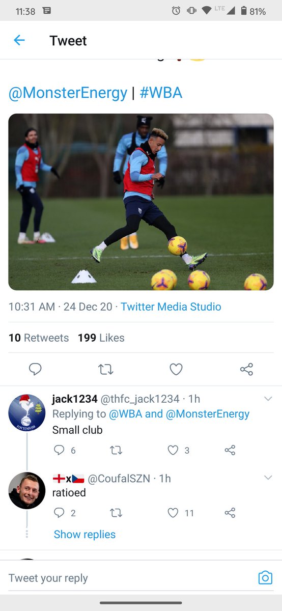 My favorite times  @thfc_jack1234 has been ratioed in the past 24 hours. A thread: